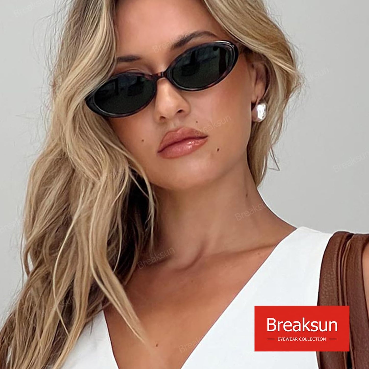 Retro Oval Sunglasses for Women Men Fashion Small Oval Sunglasses 90S Vintage Shades