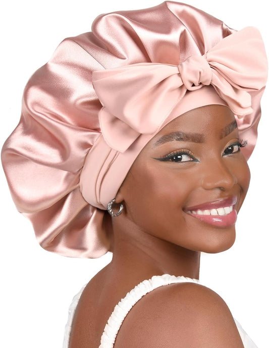 Zoe Satin Bonnet Silk Bonnet for Sleeping 