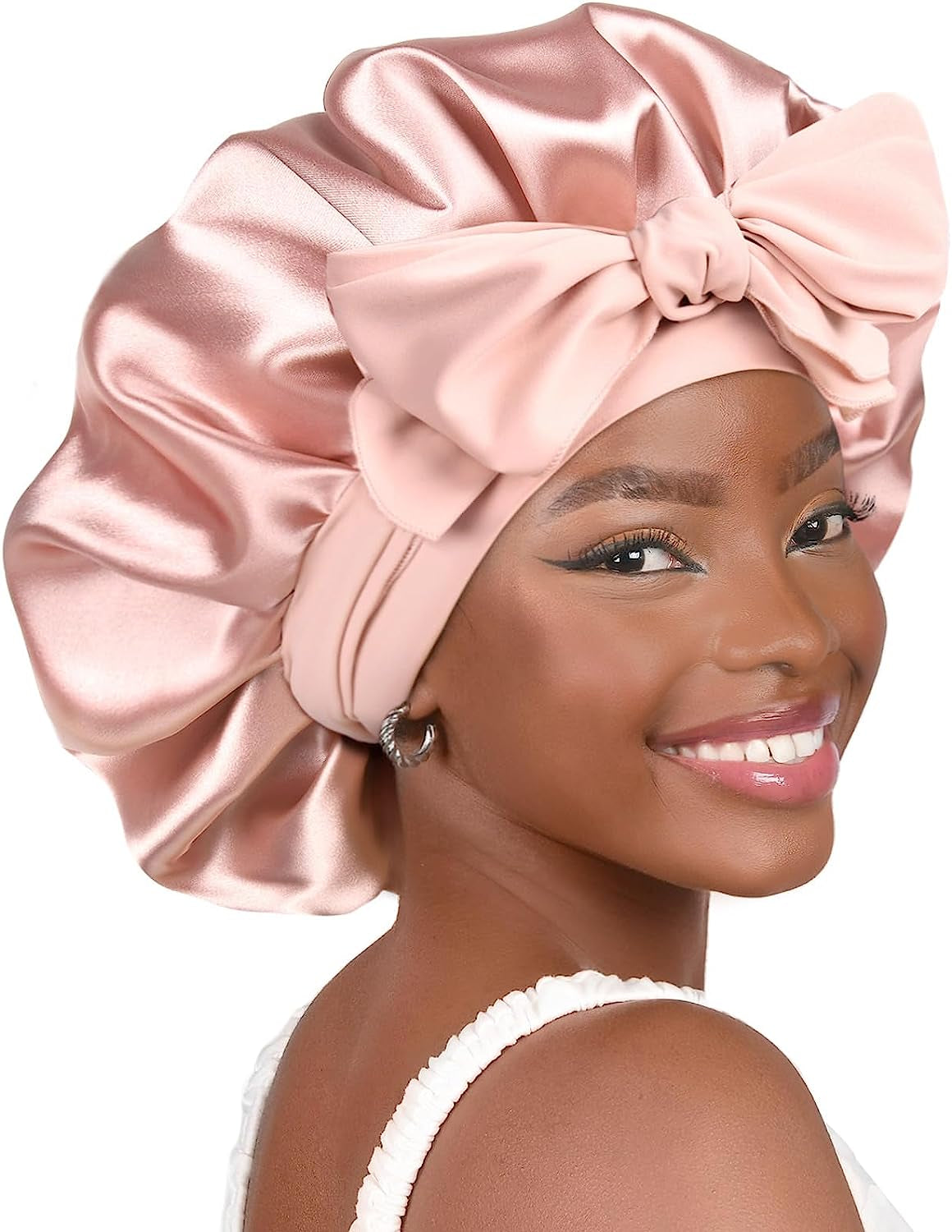 Zoe Satin Bonnet Silk Bonnet for Sleeping 